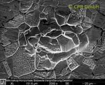 Corrosion of a steel sheet | © CRB Analyse Service GmbH